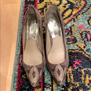 Michael Kors snake skin heels